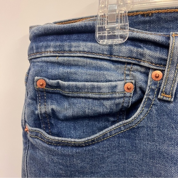 LEVI'S 505 straight leg faded men’s jeans size 38 30 - Picture 3 of 9